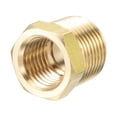thumbnail image 5 of Adaptador reductor de accesorios de tubería de latón Uxcell para manómetros y sensores de temperatura 3/8" NPT x 1/4" NPT, 5 of 5