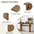 thumbnail image 3 of Farmhouse Wood Narrow Console Table, Rectangular Long Sofa Table for Entryway Hallway Living Room, 3 of 9
