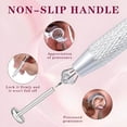 thumbnail image 3 of EXLEAF Piercing Tapered Ball Grabbing Tool for Jewelry Replacement 14G 16G 18G 20G Stainless Steel Flat Back Earring Applicator Tool Threaded,External Threaded Body Piercing Insertion Needle Kit, 3 of 6