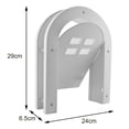 thumbnail image 4 of Puerta de pantalla, accesorios para perros y gatos, resistente a la intemperie, imán duradero, marco de atracción, cierre automático, suministros Blanco Colco Puerta de tela metálica, 4 of 8
