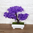 thumbnail image 6 of Artificial Bonsai Fake Blossom Flower Potted Plant Home Office Decor, 6 of 9