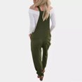 thumbnail image 6 of Straight Leg Pants for Women Fashion Fall Winter Long Trousers Slim Fit High Waist Warm Jeans Solid Color Comfy Lounge Casual Pocket Black L, 6 of 9