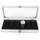thumbnail image 4 of 1Pc 6 Grid Slots Aluminum Rectangle Watch Jewellery Display Storage Organizer Box (6 Slots), 4 of 4