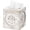 White-Lotus, variant on Ukwell Wood Carved Tissue Box Cover Square Distressed White Tissue Holder with Embossed Lotus Pattern, Rustic Vintage Home Decor for Bathrooom Bedroom Living Room
