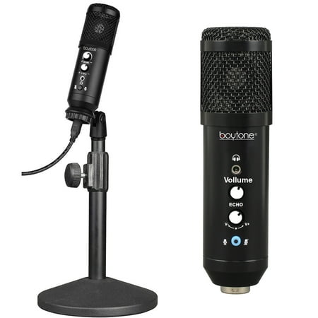 Boytone BT-78SM, 25mm Diaphragm USB Microphone Streaming, Podcasting, Recording for PC and Mac, Studio Vocal Recording Quality Sound, Plug & Play