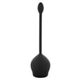 thumbnail image 2 of Bath Bliss Tulip Toilet Bowl Brush in Black with 2 Pack Replacement Brushes, 2 of 4