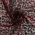 thumbnail image 2 of BalsaCircle 132" Burgundy Sequin Round Tablecloth Wedding Party Events Table, 2 of 7