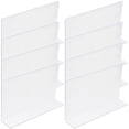 thumbnail image 4 of Miangastore 8 pcs Plastic Shelf Dividers Clear Closets Shelf Divider Shelf Separators, 4 of 8