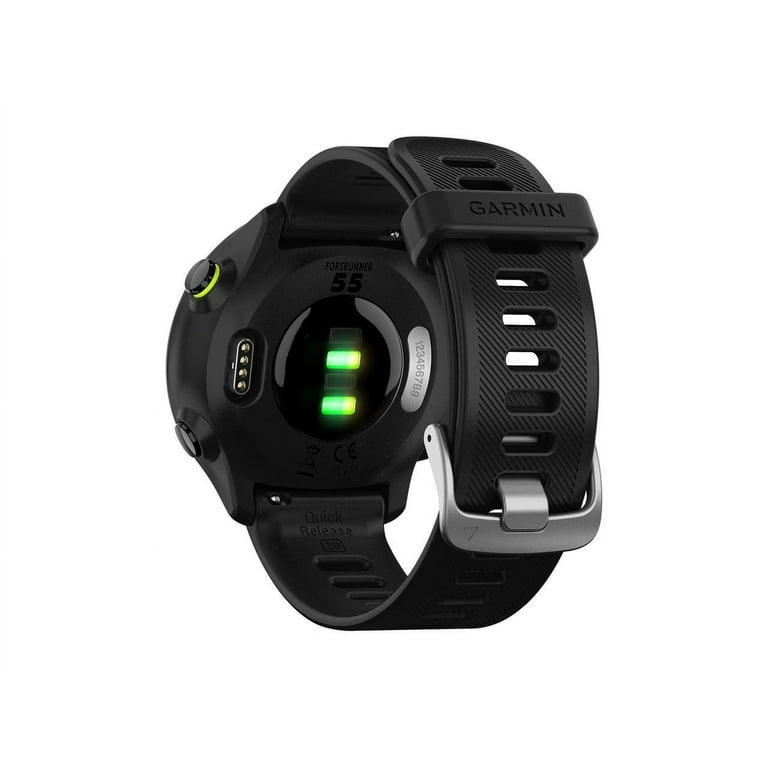 Garmin Forerunner 55, GPS Running Watch with Daily Suggested Workouts, Up  to 2 weeks of Battery Life, Black 