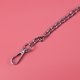 thumbnail image 4 of EeaseMX 1 pieza de cadena de metal de PU para bolso, correa de repuesto, accesorio con hebillas para bolso de mano, bolso de hombro, marrón y plateado., 4 of 7