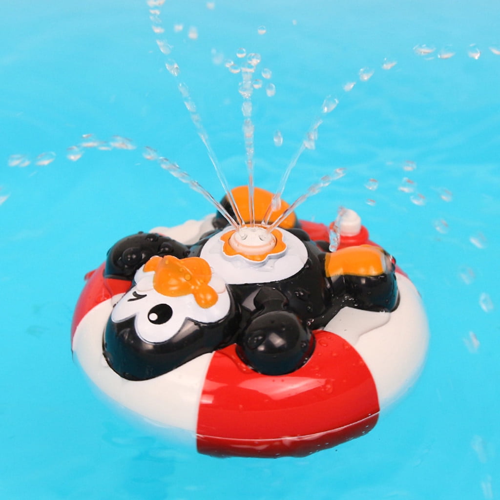 Excellent Spray Water Baby Bath Toy Water Pump Electronic Spray Toy