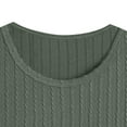 thumbnail image 6 of Brondbend Pullover Men Men's Sweatshirts Crew Neck Long Sleeves Tops Solid Color Stylish Plus Size Blouse Outdoor Sport Fall Winter Wear Army Green, 6 of 7