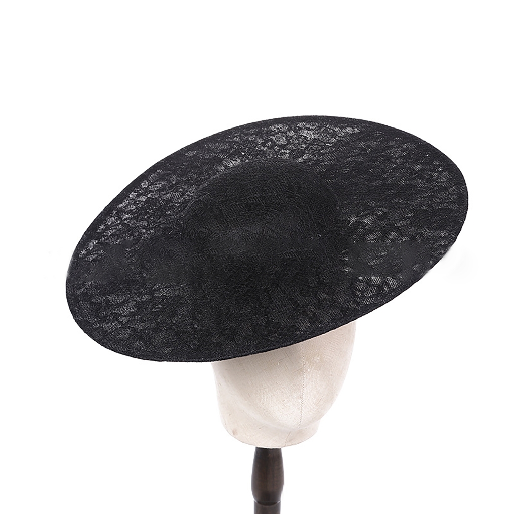tegongse Bonnet Hat Base for Women Millinery Hat Making Accessory Vintage French Bonnet Hat Accessories Cocktail Hat Round Base