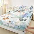 thumbnail image 3 of jejeloiu Cute Fox Deer Twin Sheet Sets,Wild Animal Bedding For Girls Boys 3pcs, 3 of 7