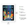 thumbnail image 2 of New York City Times Square - Vintage Travel Poster by David Klein c.1960 - Bamboo Fine Art 290gsm Paper (Unframed) 17x22in, 2 of 4