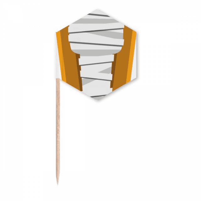 egypt coffin illustration pattern toothpick flags cupcake picks party celebration