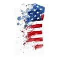 thumbnail image 2 of cocolona 4th of July Patriotic Shirts for Men - Summer Button V Neck Tank Tops Independence Day America Flag T-shirts S-3XL, 2 of 5