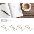 thumbnail image 4 of HELIAHOO 100Pcs Paper Clips Gold Cute Fun Paper Clips Shapes Electroplating Process Lightweight Metal Paperclip with Storage Paperclip Holder for Box Office Desk Accessories(#2) CJ915-57201, 4 of 9