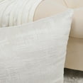 thumbnail image 5 of Home Soft Things Textured Velvet 4 Piece Throw Pillow Cover Set - Gardenia - 20" x 20", 5 of 7