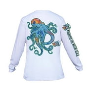WTF - What The Fin? Long-Sleeve Performance Wicking Shirt - Octo