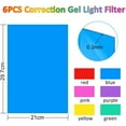 thumbnail image 2 of Pack of 6 Colour Films Gel, for Lamps, Coloured Filter (30 x 21cm), 2 of 4