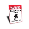 thumbnail image 3 of Sasquatch Area Novelty Decor, Metal Wall Sign - 10x14 Inches, 3 of 4