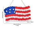 thumbnail image 3 of Independence Day Decorations, United States Independence Day Simulation Garland Door Hanging Decoration, 3 of 6
