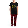thumbnail image 4 of CafePress - Combat Girl Endometriosis Women's Dark Pajamas - Women's Short Sleeve Print T-Shirt and Pants Dark Cotton Pajama Set, 4 of 7