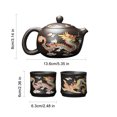 thumbnail image 3 of DPTALR Dragon And Auspicious Purple Sand Pot Kung Tea Set Meet Hot Water Color Change Teapot Tea Cup Set Business Gifts, 3 of 4