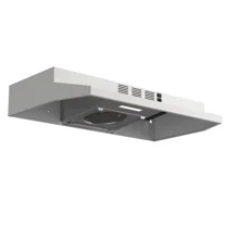 30 inch Range Hood Under Cabinet, Stainless Steel Kitchen Vent Hood 280CFM, Built-in Kitchen Stove Hood w/Rocker Button Control, Ducted/Ductless Convertible Duct, 2 Speeds Fan, Bright LED Light