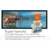 Jigsaw Puzzle Frame Kit - Featuring Masterpieces Puzzle Glue