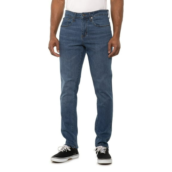 Eddie Bauer Men's Flex Jeans - Slim Fit (38W x 32L, Blue Wash)