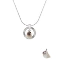 thumbnail image 2 of Delight Jewelry Resin Baby Seal Joy Ring Charm Necklace, 18", 2 of 4