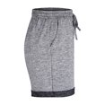 thumbnail image 7 of Bzhegqhd Spring Summer Solid Color Pockets Yoga Drawstring Outwear Sports Shorts for Women, 7 of 7