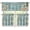 Daisy Wood, variant on Wood Kitchen Curtains and Valances 3 Panel Set Easy to Install Bathroom Window Curtain with Rod Pockets Washable Window Treatment Tiers for Living Room Bathroom
