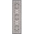 thumbnail image 2 of Rugs.com Outdoor Aztec Collection Rug – 8 Ft Runner Charcoal Gray Flatweave Rug Perfect For Hallways, Entryways, 2 of 6