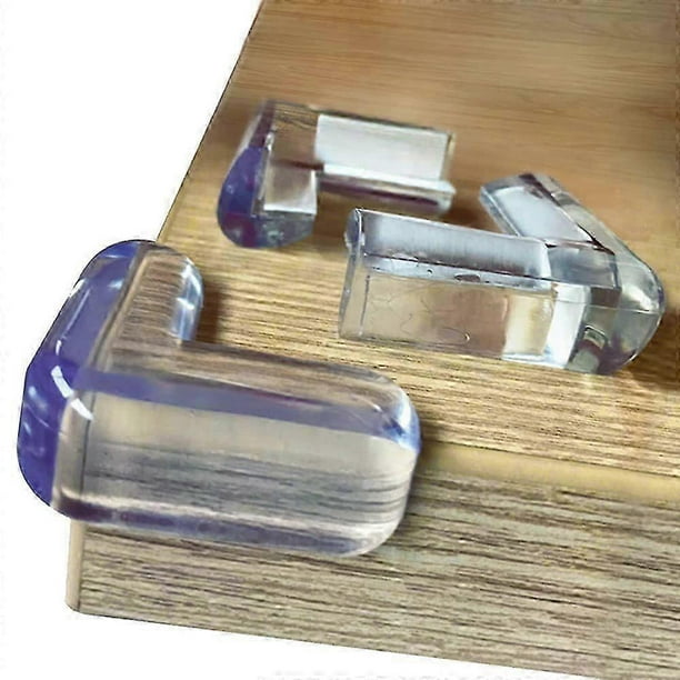 24 Pcs Clear Edge Bumpers Corner Protectors for Baby Safety from Table Corners, High Resistant Furniture Corner Bumper, Child Proof Rubber Cabinet Cus