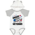 thumbnail image 3 of Inktastic Proud Granddaughter of a Veteran Veterans Day Girls Baby Bodysuit, 3 of 5