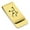 Gold, variant on Stainless Steel Virgo (Maiden) Astrology Constellation Classic Slim Money Clip Credit Card Holder