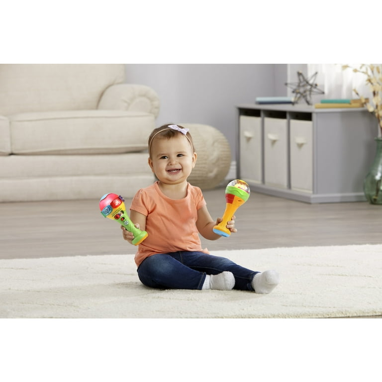 LeapFrog Learn & Groove Shakin' Colors Maracas Baby Toy with Light