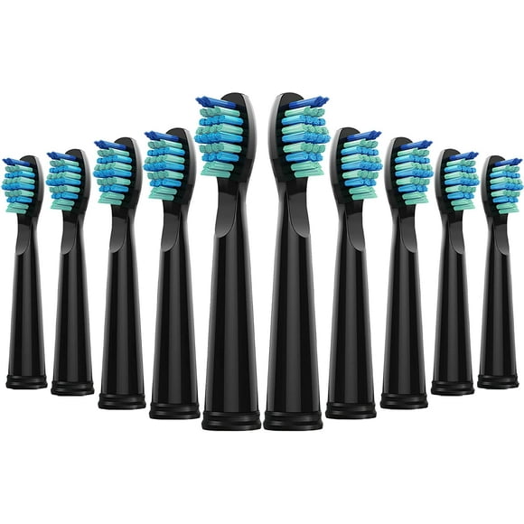 Lot de 10 Têtes de Brosse de Rechange pour Fairywill, Têtes de Brosse à Dents Électriques pour Fairywill FW-507/508/515/551/917/959/2011/D1/D3/D7/D8, la Plupart des Séries SG, HP126A, TB -5