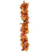 WHAMVOX Thanksgiving Fall Decorations Christmas Garland Maple Autumn Leave