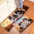 thumbnail image 5 of YIMEIS Autumn cat Kitchen Mat Washable Non-Skid Absorbent Runner Rugs (16''24'') - 1Pc Recommended for Kitchen Sink Front/Floor, Suitable for All Age Groups, 5 of 10