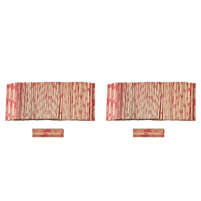 Enveloppes pour Pièces de Penny Manchons de Penny Rouleaux de Penny Plats Enveloppes 200 Pcs