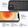 thumbnail image 5 of Compatible with iPhone 12 Case, Cheetah Print Shockproof Soft TPU Protective Case for Women Girls, Slim Anti Scratch Leopard Case for iPhone 12 6.1 Inch, Black, 5 of 15