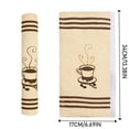 thumbnail image 3 of Coffee Themed Kitchen Appliance Covers Set Proof Microwave Oven & Refrigerator Handle Protectors, 3 of 9