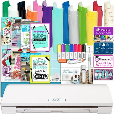 Silhouette Cameo 3 Bluetooth Bundle With Oracal 651 Vinyl