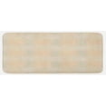 thumbnail image 1 of Geometric Kitchen Mat, Geometric Checkered Vintage Stripped Pattern Pastel Colors Abstract Design, Plush Decorative Kitchen Mat with Non Slip Backing, 47" X 19", Peach Grey White, by Ambesonne, 1 of 1