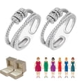 thumbnail image 1 of Jansio Threanic Triple-spin Ring, 1 of 1