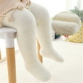 thumbnail image 2 of Generic Baby Girls Soft Warm Winter Tights Stocking Cotton Toddler Full Length Pants Tights Children Leggings Pantyhose（3-6 Months White）, 2 of 4